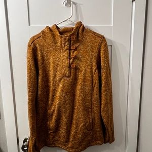 Columbia yellow sweatshirt size XL